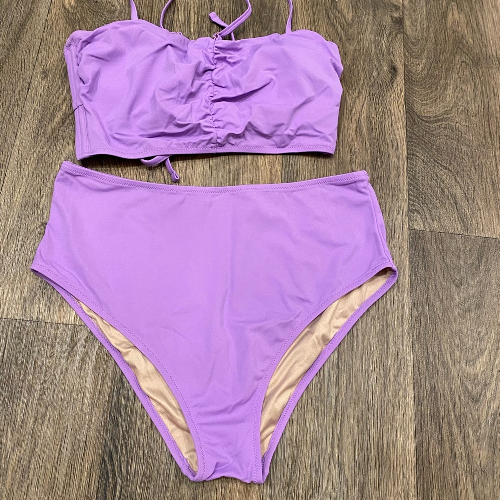Shade & Shore Purple Bikini Set
